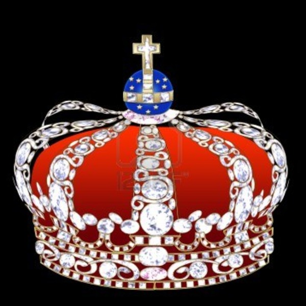 11518104 illustration d 39 une couronne imperiale de brillants sur un fond noir