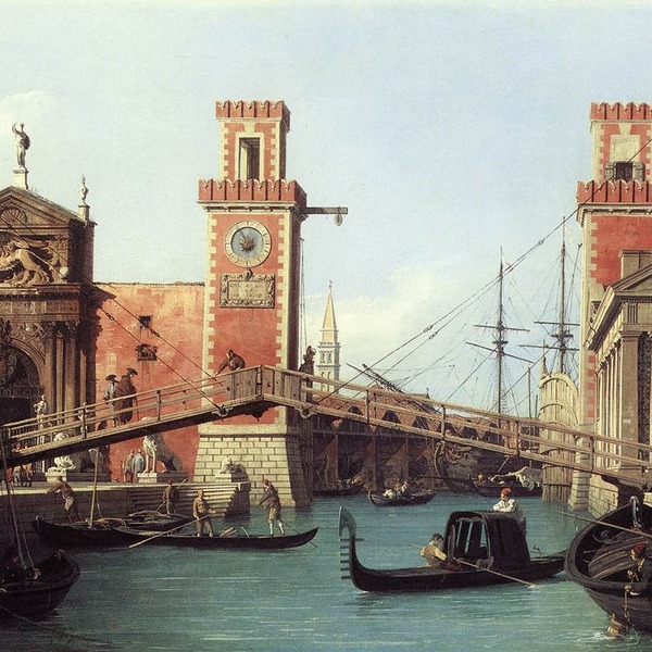View of the entrance to the arsenal by canaletto orig