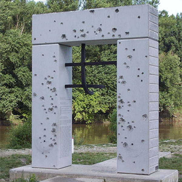 Monument au victimes du rideau de fer
