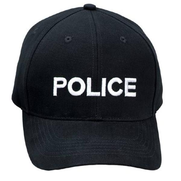 Police black cap