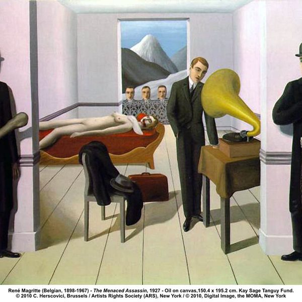 Magritte the menaced assassin