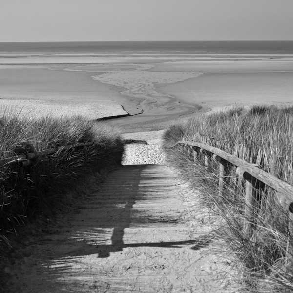 Plage noir et blanc 1