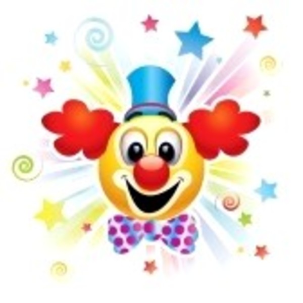 5682610 smiley boule en clown dans le cirque