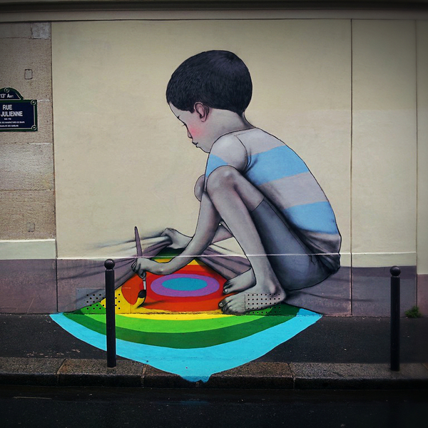 Street art seth paris