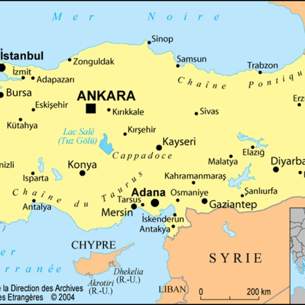 Turquie carte