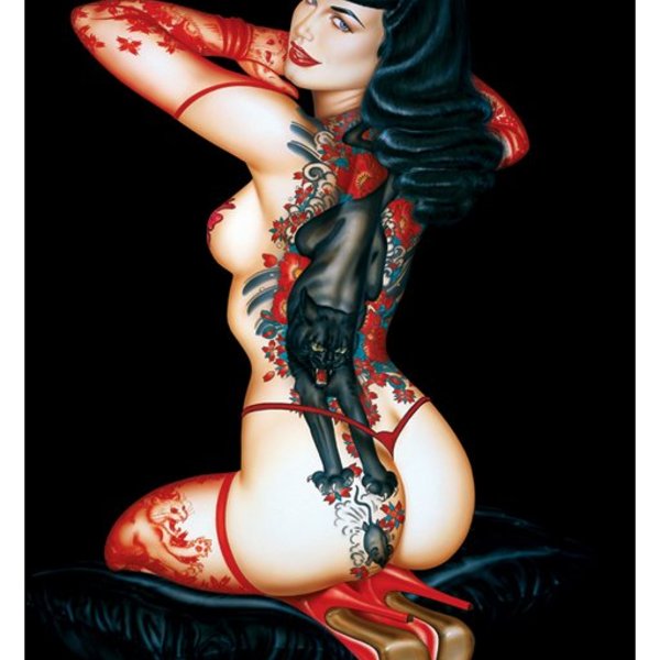Pp32072 bettie page tattoo