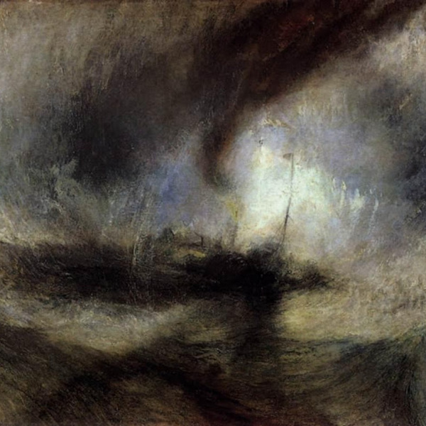 Joseph mallord william turner   snow storm   steam boat off a harbour's mouth   wga23178