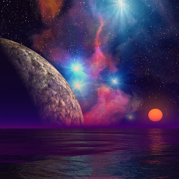 697326  background ocean alien sunset backgrounds cool wallpaper planets scifi desktop p