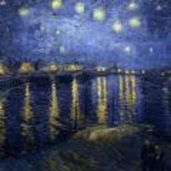 Vincent van gogh. nuit etoilee sur le rhone 1888 