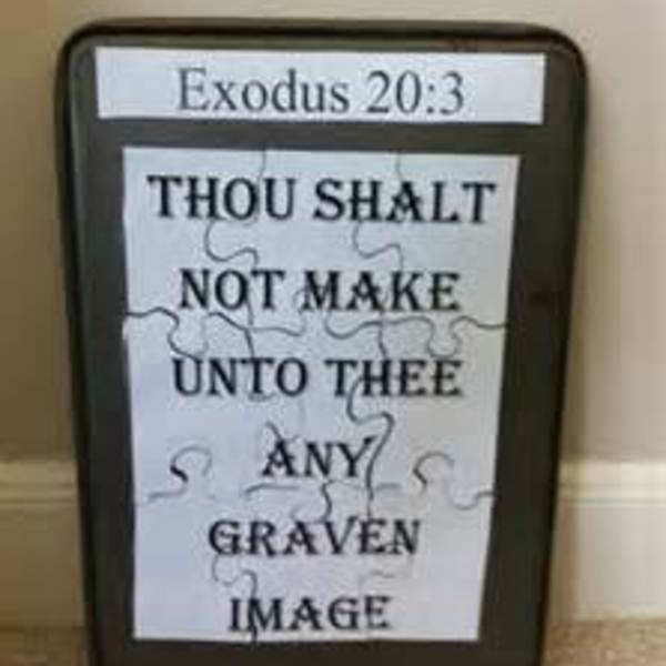 Thou shalt not make graven image