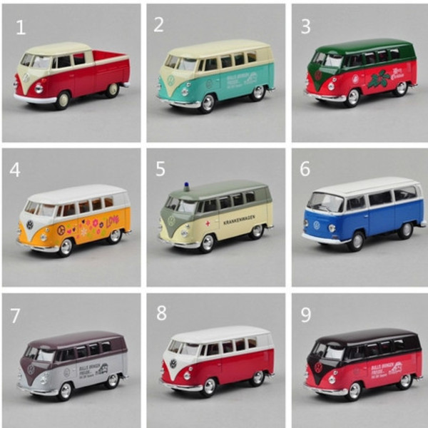 1 36 delicate toy car volkswagen classical font b bus b font alloy car model font