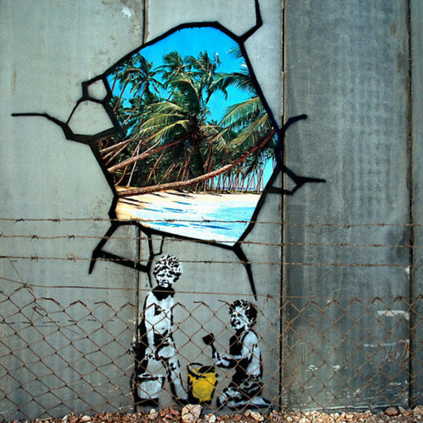 Banksy mur pr s de bethl em 2005 bis 2 