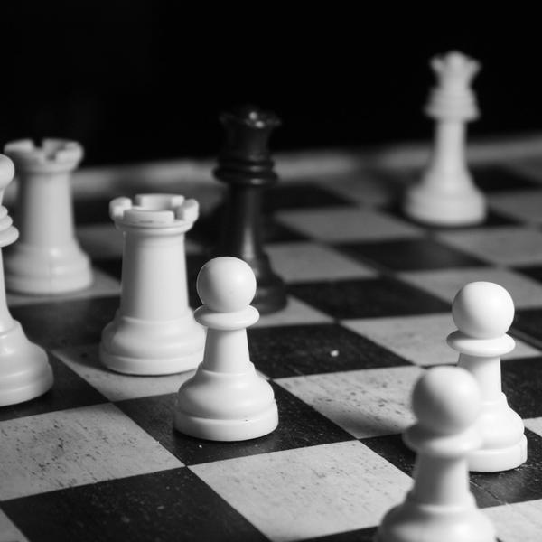  black and white chess game