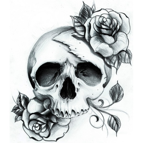 Tatouage black skull tattoo 1 