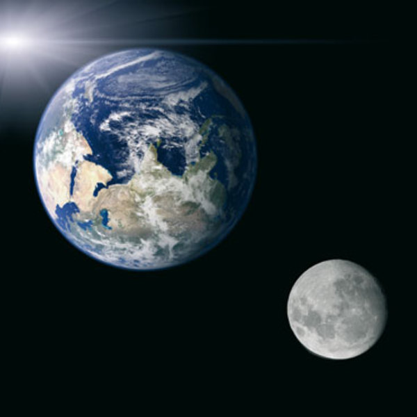 Lune terre