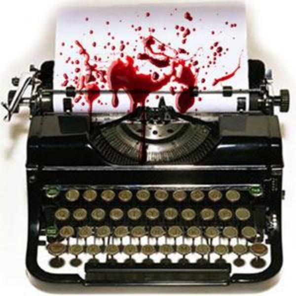 Typewriter in blood