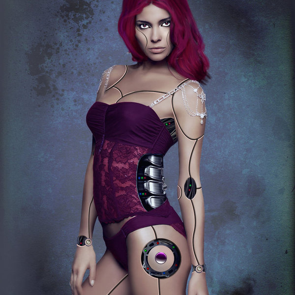 Femme robot 2 by fbcat d4ky6j0