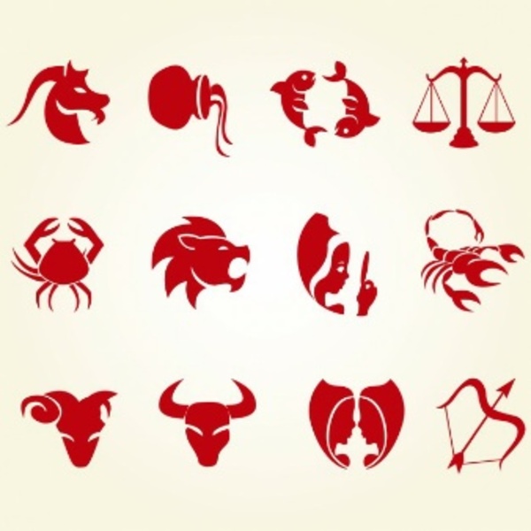 Signes du zodiaque icons set 1058 122