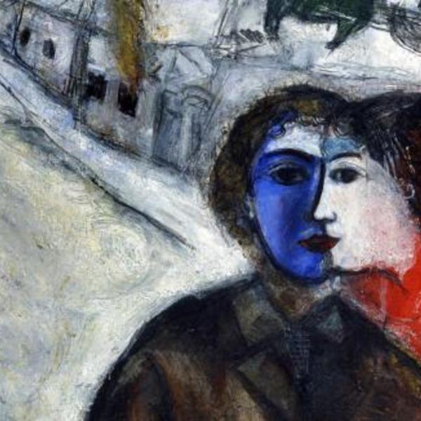 Chagall bleu blanc rouge