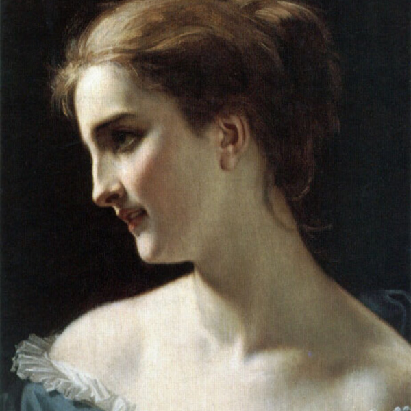A portrait of a woman