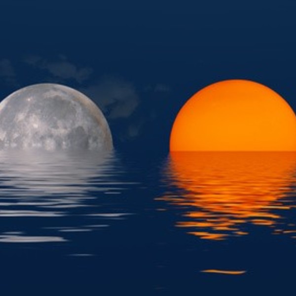 Lune et soleil