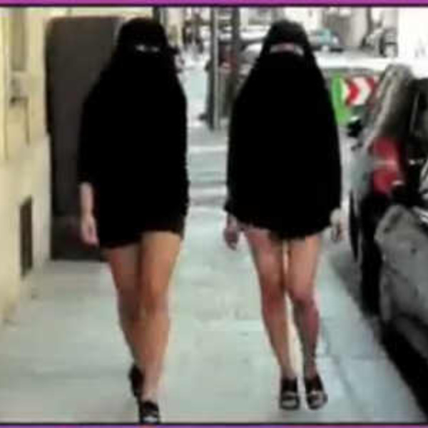 Burqa insolite provocation 3323