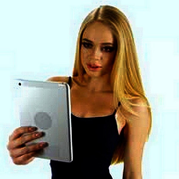 Depositphotos 138273028 stock video selfie photo blonde girl who