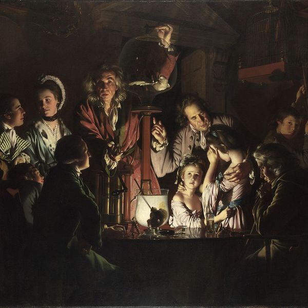 An experiment on a bird in an air pump by joseph wright of derby  1768