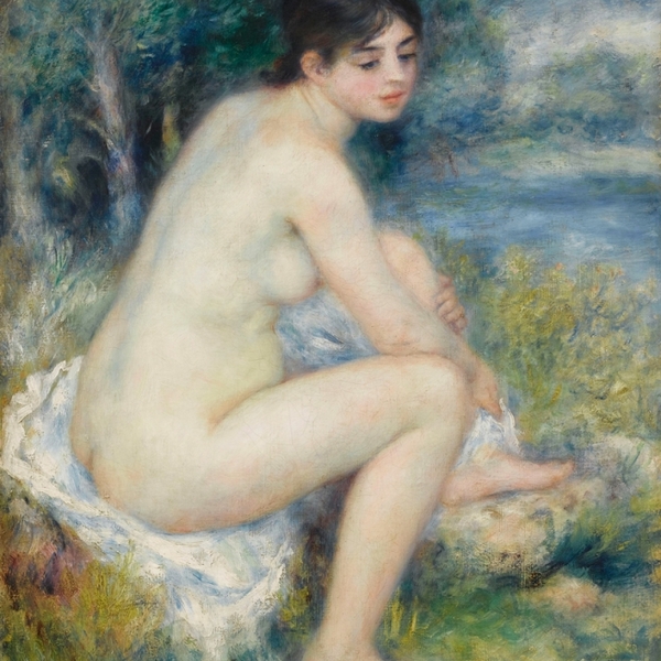 Renoir oeuvrewg femme nue paysage rf196313
