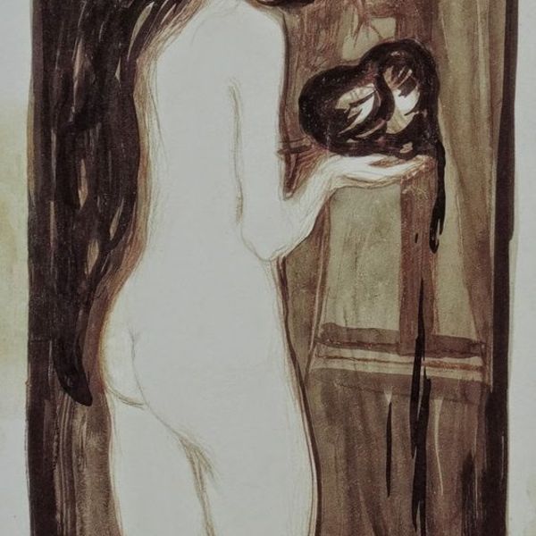 Femme coeur munch