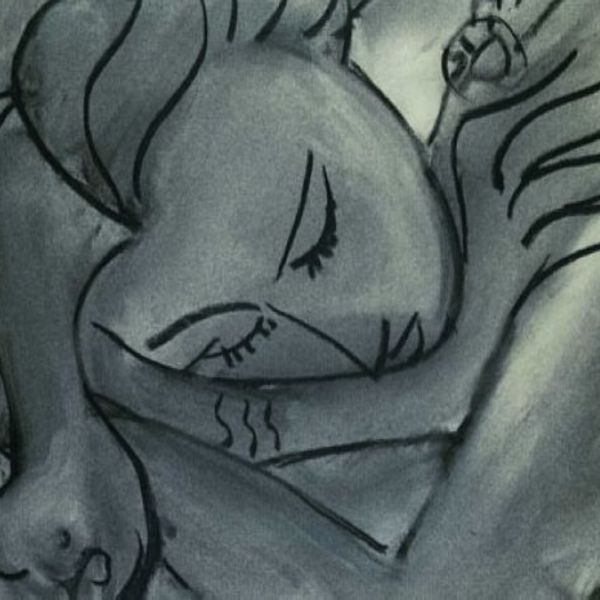 Matisse     dormeuse   dess fusain