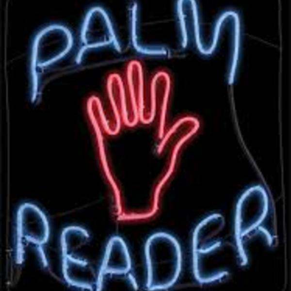 Palm  reader     pub lumineuse