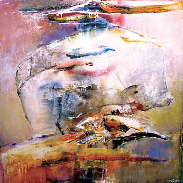 Chuang che rainbow 2006 acrylic oil on canvas 168x168cm