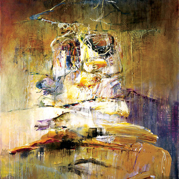 Chuang che light with shadow 2002 acrylic oil on canvas 202.5x168cm