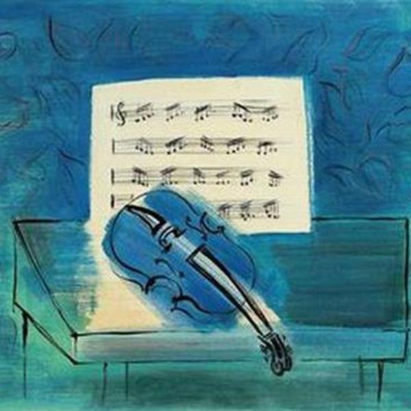 Violon bleu