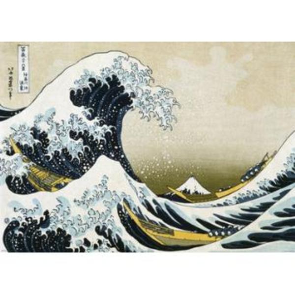 Poster geant hokusai flots de kanagawa 100 x 140 cm