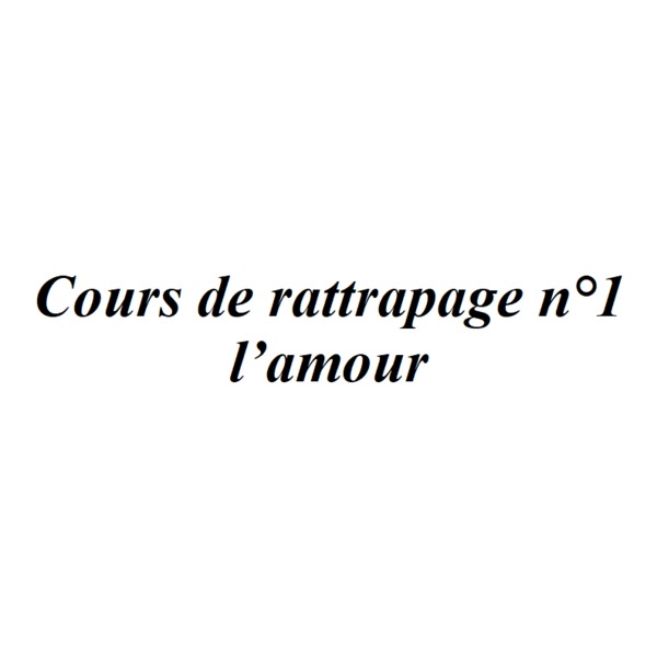 Couv rattrapage 1 amour
