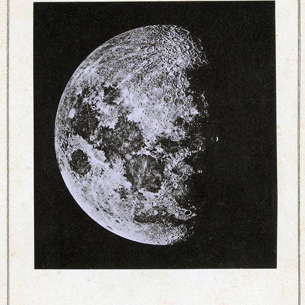 Photogravure de la lune   xix%c3%a8me