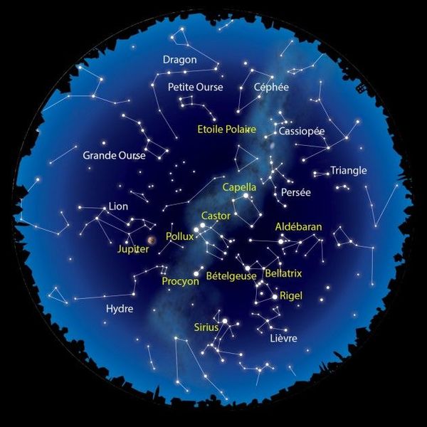 Le ciel de fevrier 2015