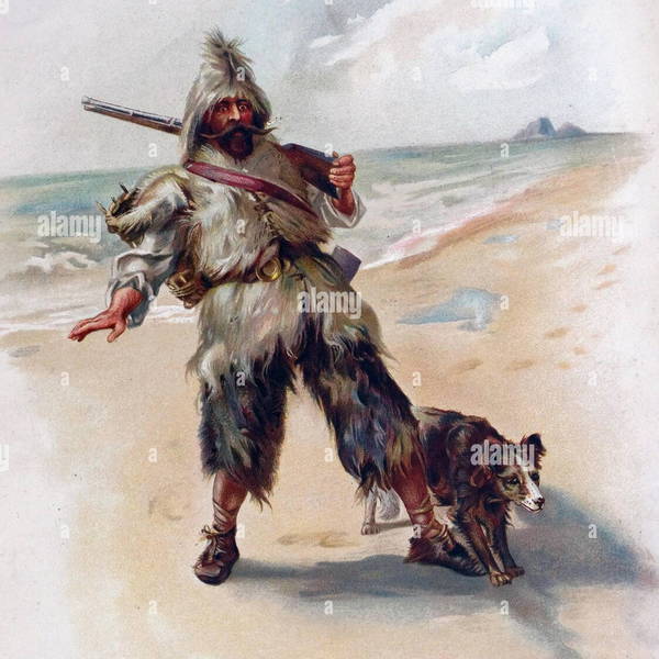 Illustration from the 1895 version of robinson crusoe by daniel defoe g1d9mm