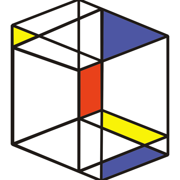 Mondrian cubo grande