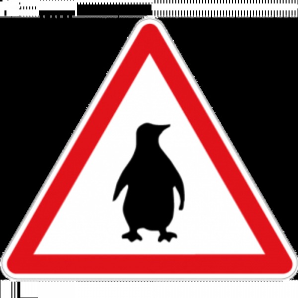 Pinguin panneau