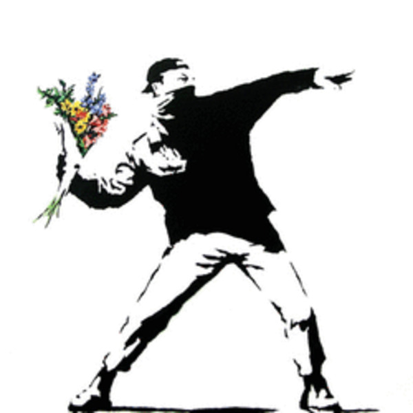 Banksy flowerchucker 300