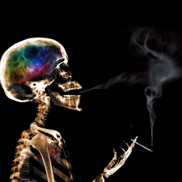 Squelette  fumee  fumerie 162911