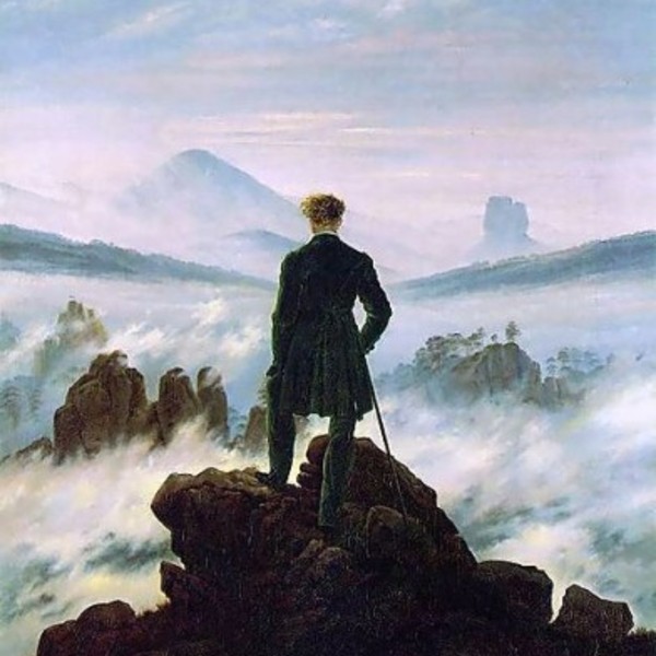 Caspar david friedrich 1818 le voyageur au dessus de la mer
